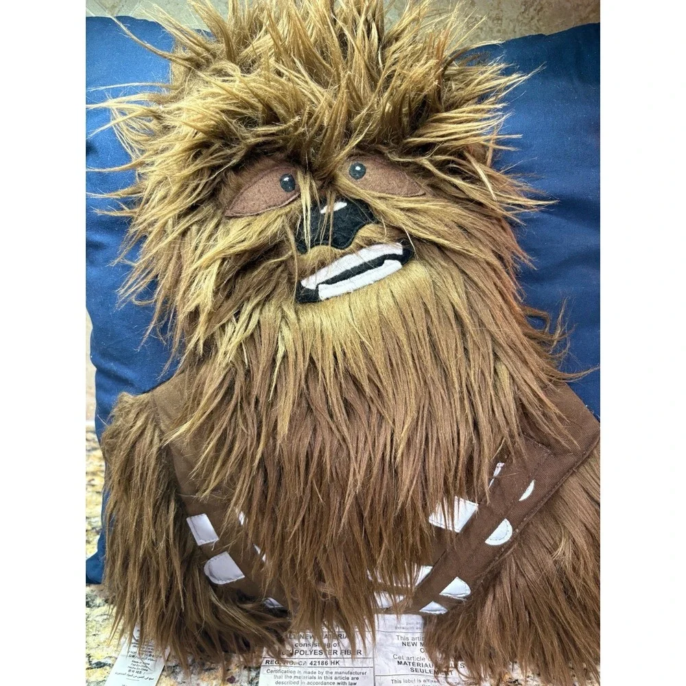 2018 POTTERY BARN KIDS STAR WARS Chewbacca THROW PILLOW 18x18